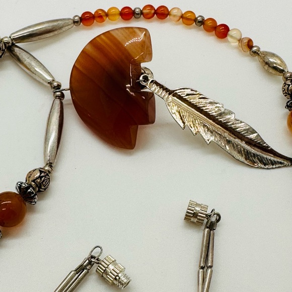 Vintage Totem Bear Southwestern Necklace - Picture 11 of 16